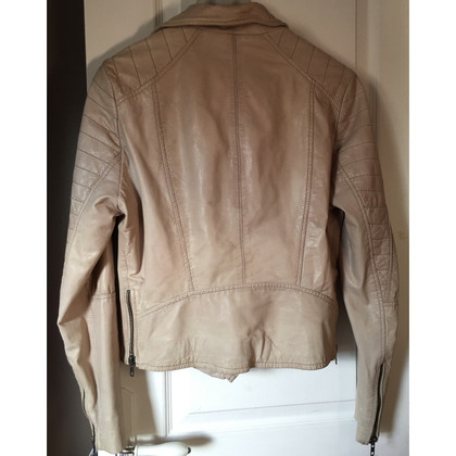 Muubaa Jacket/Coat Leather in Beige