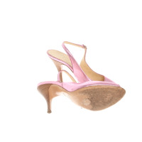 Escada Sandals Leather in Pink