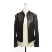 Brooks Brothers Jacket/Coat Leather in Black