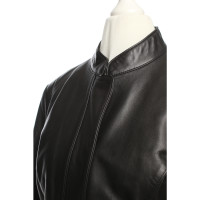 Brooks Brothers Veste/Manteau en Cuir en Noir