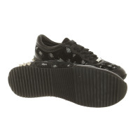 Richmond Sneakers aus Leder in Schwarz