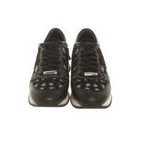 Richmond Sneakers aus Leder in Schwarz