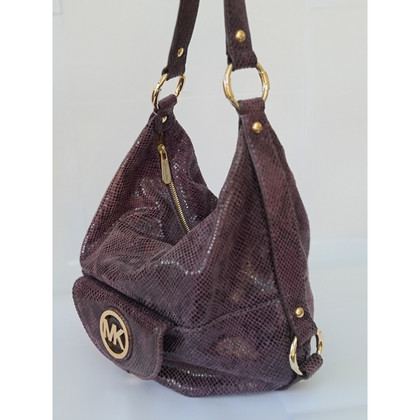 Michael Kors Handbag Leather in Violet