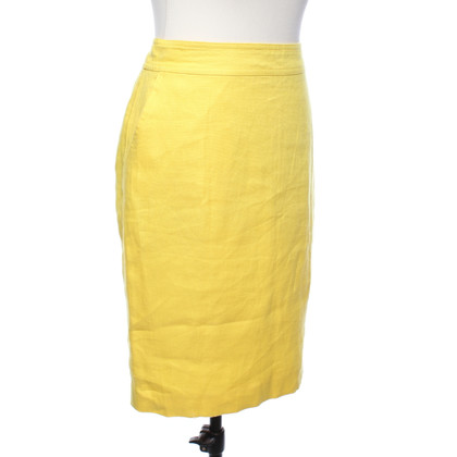 Ralph Lauren Skirt Linen in Yellow