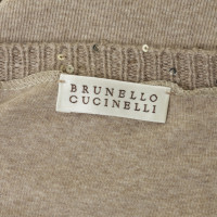 Brunello Cucinelli Manica lunga paillettes vestito