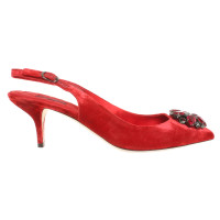 Dolce & Gabbana Sling-pumps en rouge