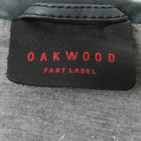 Oakwood blauw lederen jas