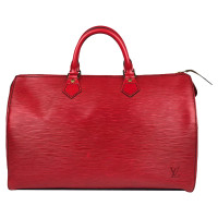 Louis Vuitton Speedy 40 aus Leder in Rot