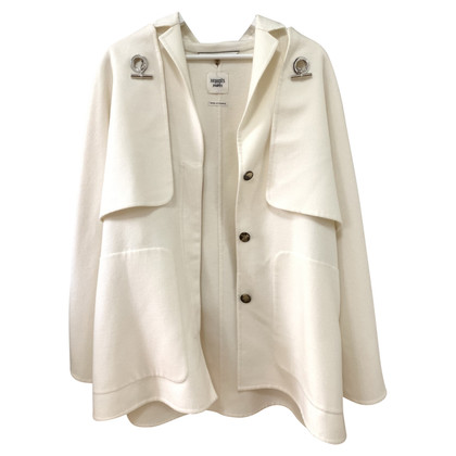 Hermès Veste/Manteau en Cachemire en Blanc