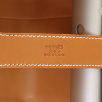 Hermès Hardcase-Rollkoffer mit Lederriemen