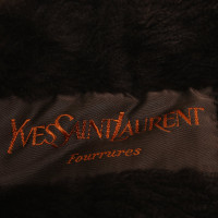 Yves Saint Laurent Jacke/Mantel aus Wildleder in Braun