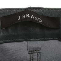 J Brand Pantalon en cuir en gris