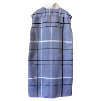 Hermès Kleid aus Baumwolle in Blau