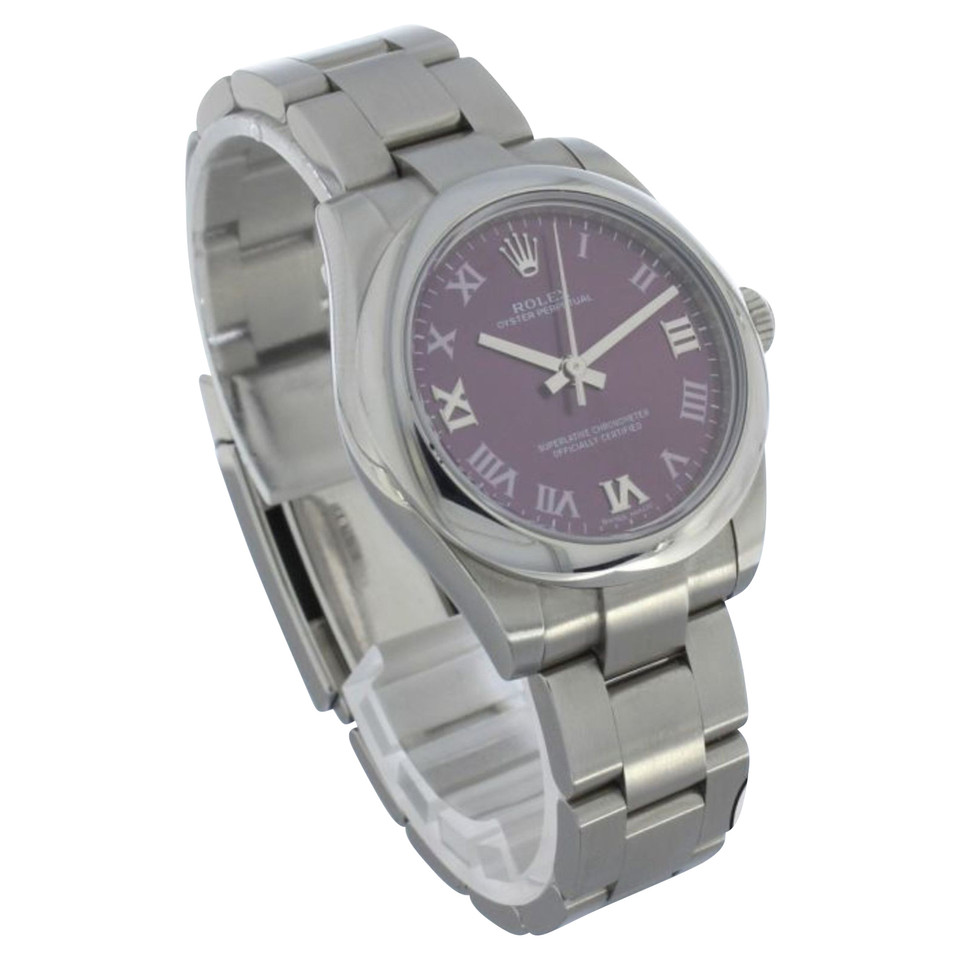 Rolex Oyster Perpetual in Acciaio in Viola