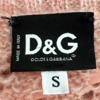 Dolce & Gabbana Grobgestrickter Pullover rosé