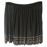 Versace For H&M Silk skirt in black