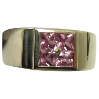 Hermès Roze saffieren ring 