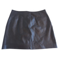 Maje Leather Miniskirt