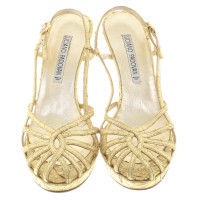 Luciano Padovan Golden sandals
