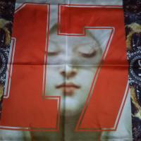 Givenchy Foulard en soie avec Madonna-print