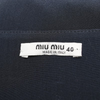 Miu Miu Silk dress in dark blue