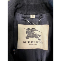 Burberry Prorsum Jacke/Mantel aus Wolle in Schwarz