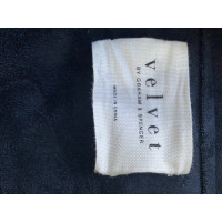 Velvet Jacket/Coat in Blue