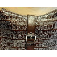 Mariella Burani Umhängetasche aus Lackleder in Braun