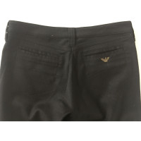 Armani Jeans Hose aus Wolle in Schwarz