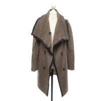 Sly 010 Jacke/Mantel aus Wolle in Taupe