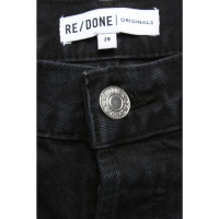 Re/Done Jeans Katoen in Zwart