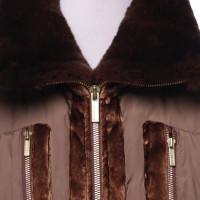 Roberto Cavalli Jacket/Coat in Brown