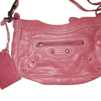 Balenciaga Umhängetasche aus Leder in Rosa / Pink