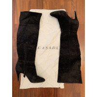 Casadei Boots Suede in Black