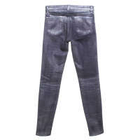 J Brand trousers in silver / grey