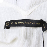 Vi X Paula Hermanny Beach dress with stripe pattern