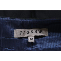 Jigsaw Broeken Wol in Zwart