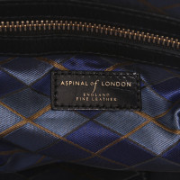 Aspinal Of London Handbag Leather in Black