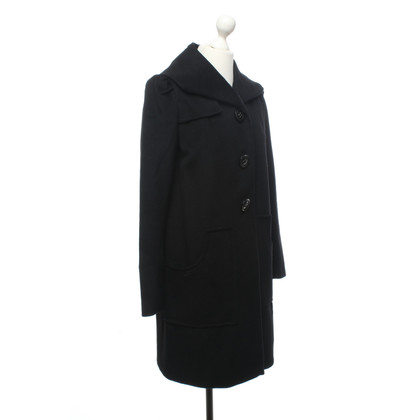 Hoss Intropia Jacket/Coat Wool in Black