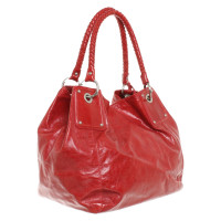 Abro Shopper Leather in Red