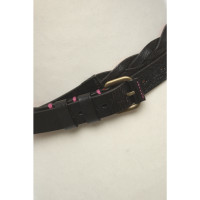 Shanghai Tang  Belt Leather in Black