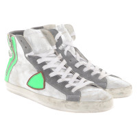 Philippe Model Trainers Leather in Silvery