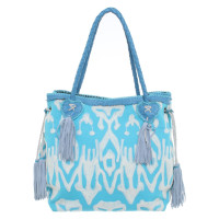 World Family Ibiza Handbag in blue / white