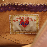 World Family Ibiza Borsa a tracolla con dettagli decorativi