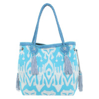 World Family Ibiza Handbag in blue / white