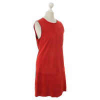 Balenciaga Suede dress in red