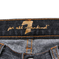 7 For All Mankind Jeans en Coton en Gris