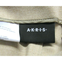 Akris Trousers Wool in Beige
