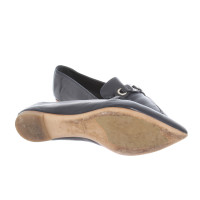 Agl Slippers/Ballerinas Leather in Blue