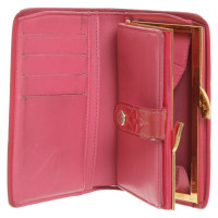 Louis Vuitton Sac à main/Portefeuille en Cuir verni en Rose/pink